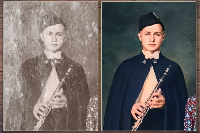 Gig Preview - Restore old photos and colorize, photo restoration