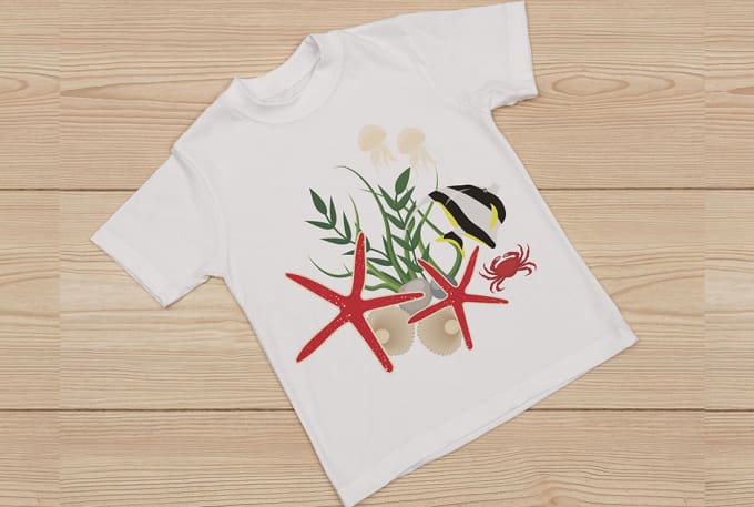 Gig Preview - Create cute, unique baby kids t shirt, dress, bedsheet, blanket designs