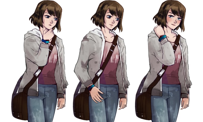 Gig Preview - Draw your visual novel sprites