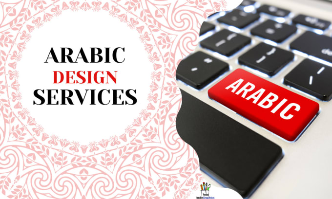 Gig Preview - Provide arabic design services