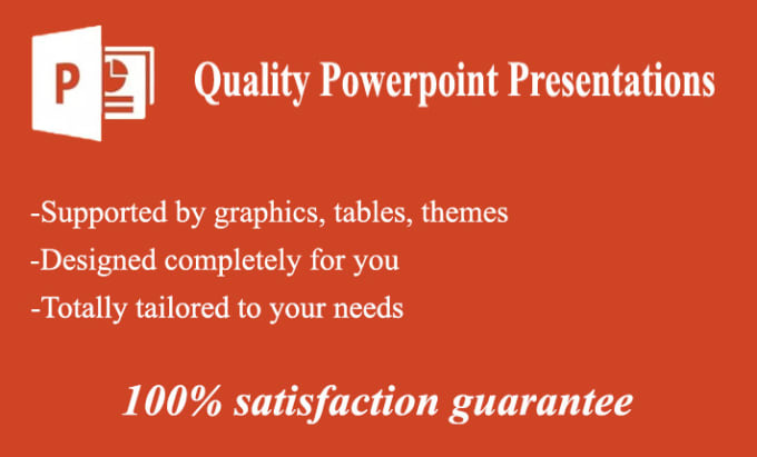 Gig Preview - Do quality powerpoint presentations