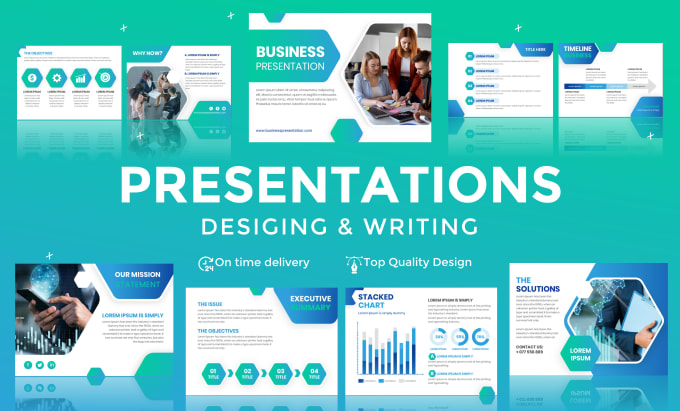 Gig Preview - Design branded powerpoint presentations and pitch decks