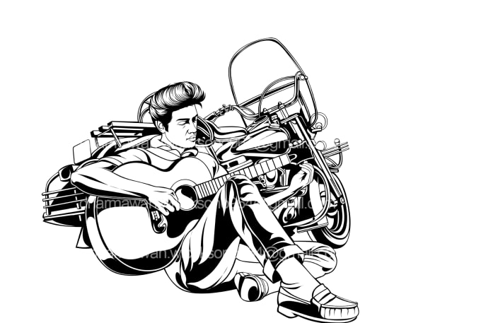 Gig Preview - Do line art illustration of your photo in 2 days