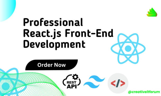 Gig Preview - Expert reactjs developer for stunning frontend websites