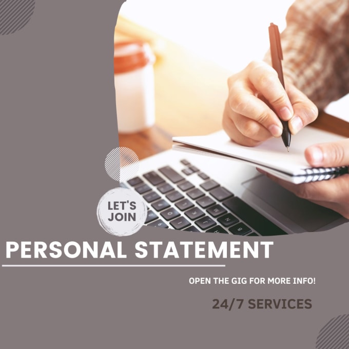 Gig Preview - Professionally edit your personal statement and application