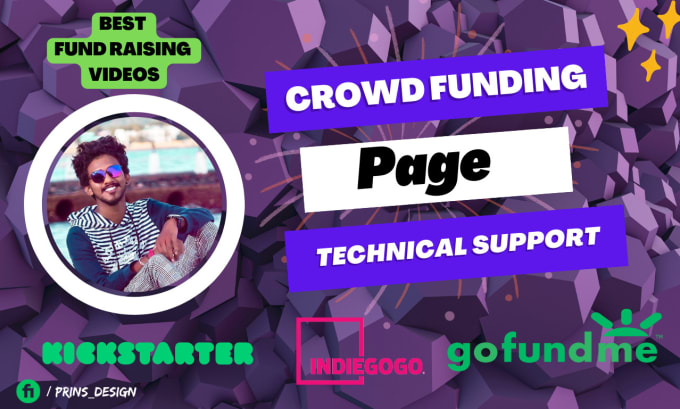 Gig Preview - Promote your  crowdfunding campaign kickstarter indiegogo gofundme fundraising