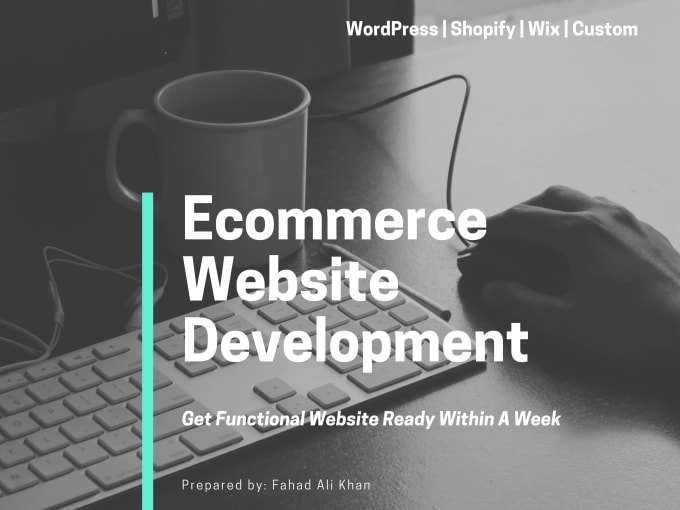 Gig Preview - Design and develop ecommerce website