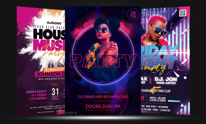 Gig Preview - Design flyers for parties, event flyer design and any poster