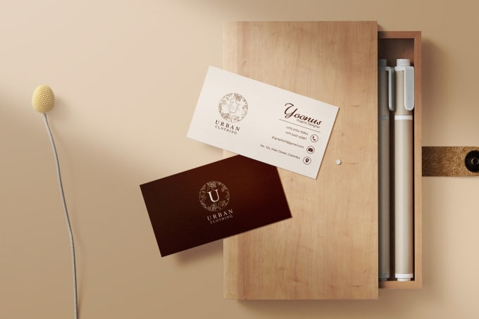 Gig Preview - Do modern, luxury business card