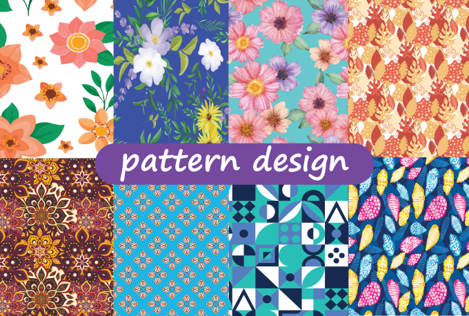 Gig Preview - Create an illustrator pattern or scarf