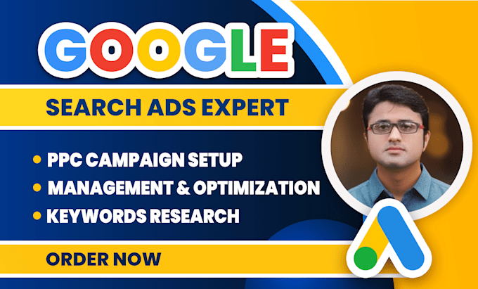 Gig Preview - Setup google search ads adwords PPC campaign  from scratch