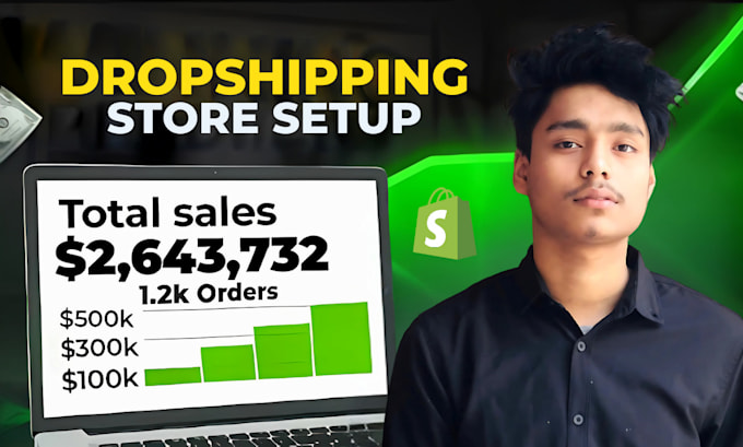 Bestseller - create shopify dropshipping store