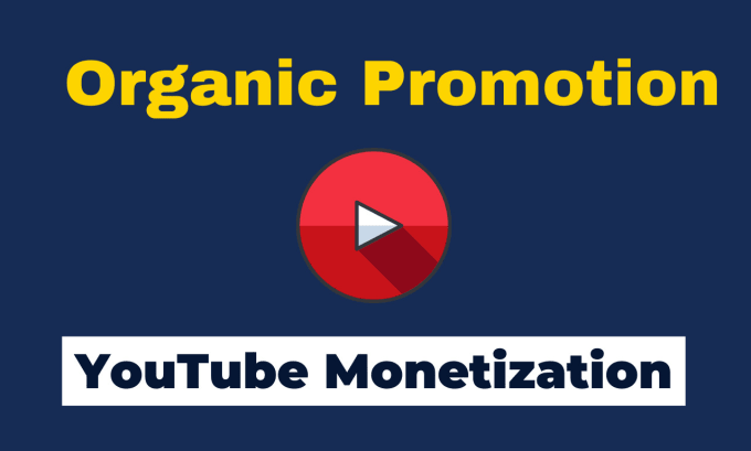 Gig Preview - Do organic youtube video promotion for channel monetization