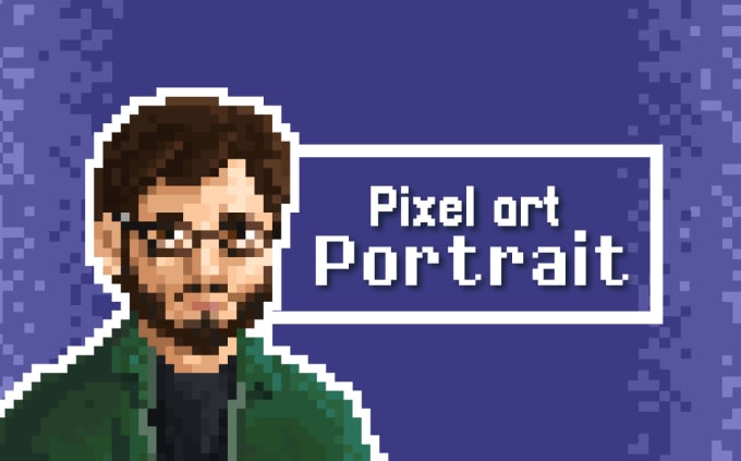 Gig Preview - Make pixel art portrait