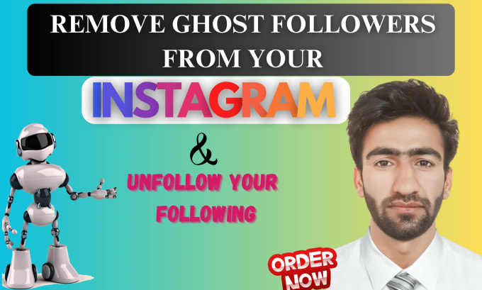 Gig Preview - Identify and remove ghost, bot, inactive instagram followers