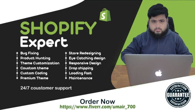 Bestseller - develop, fix and customize your shopify store