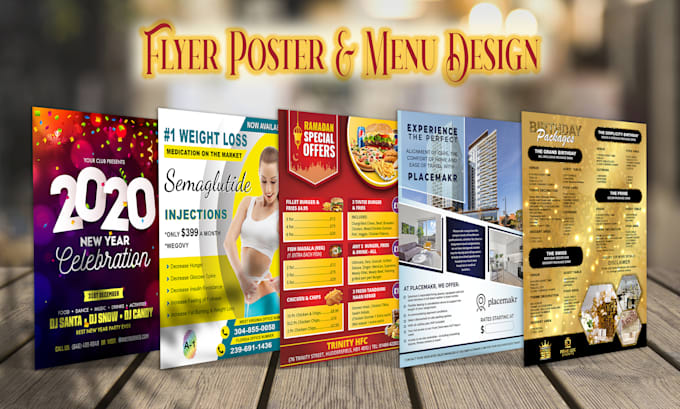 Gig Preview - Design business, event flyers posters or price list