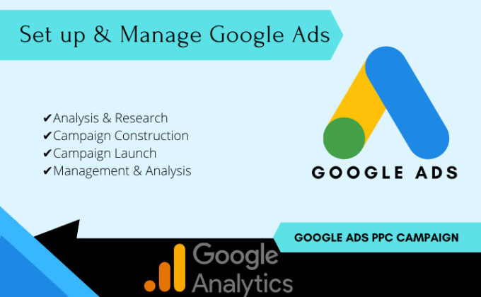 Gig Preview - Create and set up your google ads adwords PPC campaign