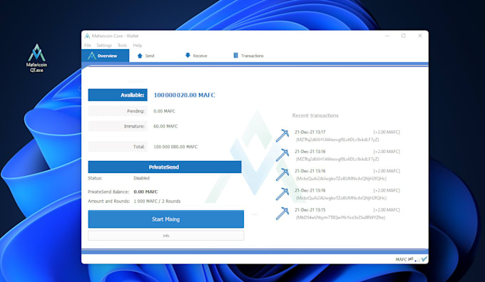 Gig Preview - Create your own cryptocurrency like bitcoin, litecoin,dash,dogecoin or  pivx