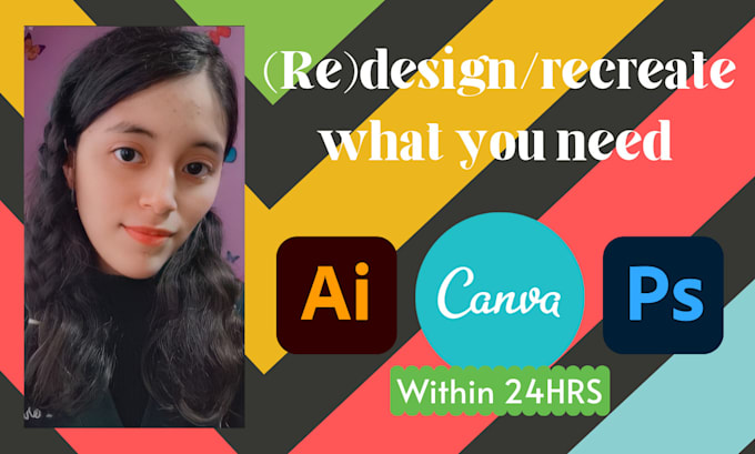 Gig Preview - Redesign, replicate any design canva, psd, ai in 24hrs