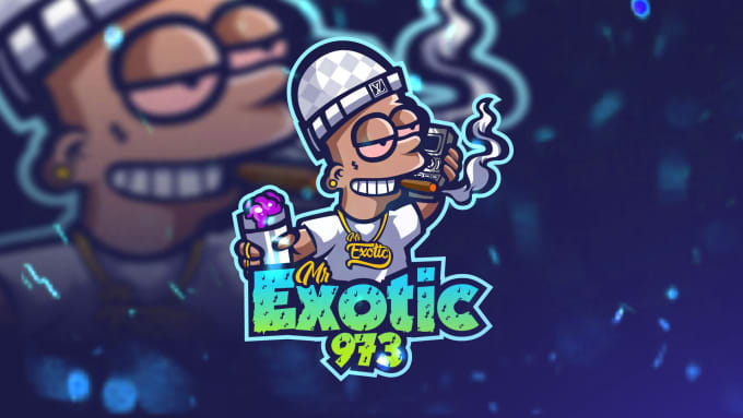 Gig Preview - Design custom cartoon mascot and twitch logo for business