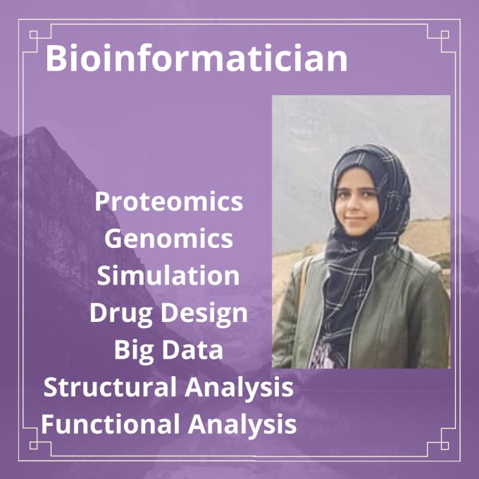 Gig Preview - Do bioinformatics analysis in terms of computational drug design