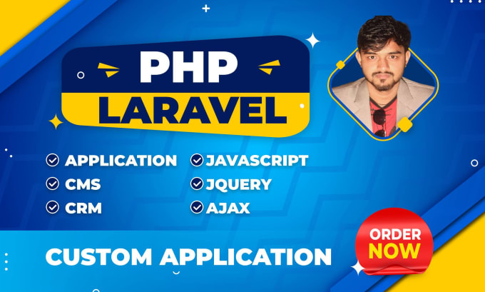 Gig Preview - Make your custom web application using PHP laravel