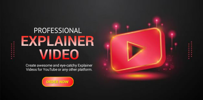 Gig Preview - Make explainer video for youtube using motion graphics