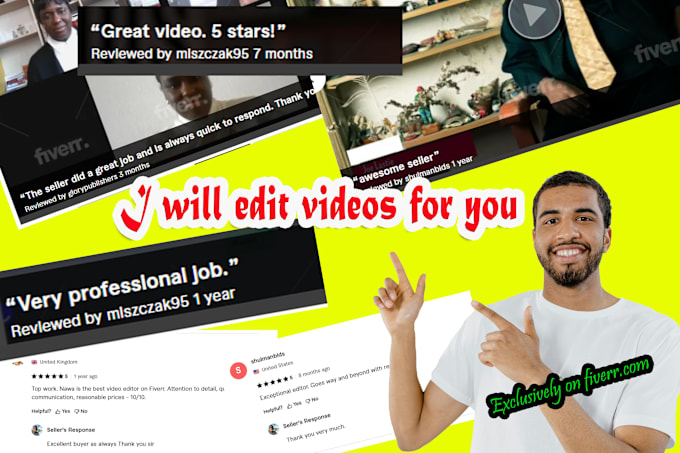 Bestseller - edit videos for you