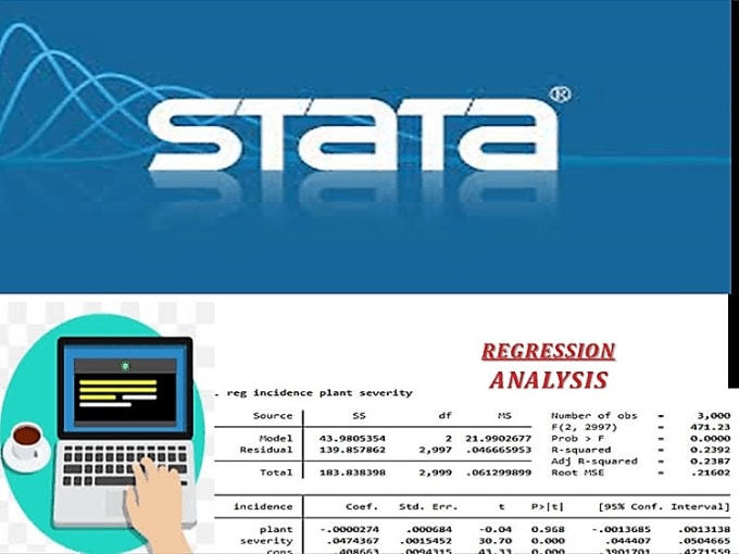 Gig Preview - Do data analysis with stata