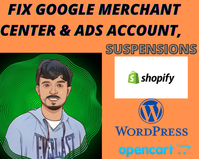 Gig Preview - Fix google merchant center suspension and ads account suspension