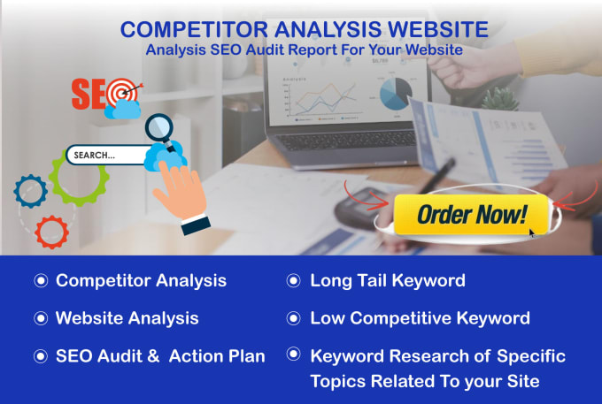 Gig Preview - Keyword research competitor analysis  SEO audit for website