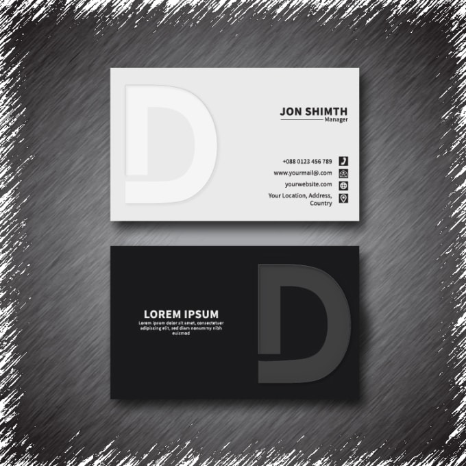 Gig Preview - Design thematic   luxury professional  business  card and stationary