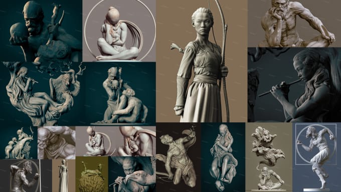 Gig Preview - Do 3d modeling, sculpting for 3d printing