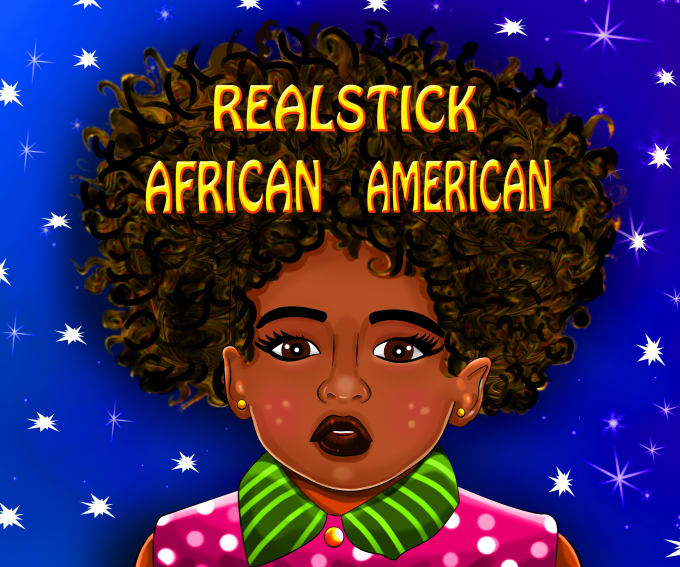 Gig Preview - Design beautiful african american children book story illustration with cover