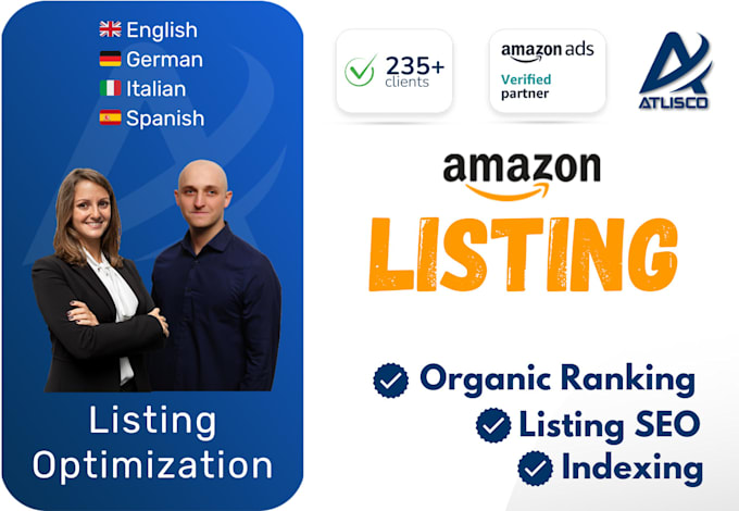 Gig Preview - Optimize your amazon listings to improve your sales rank