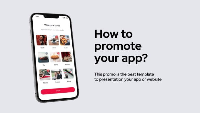 Gig Preview - Create app promo video or app explainer video