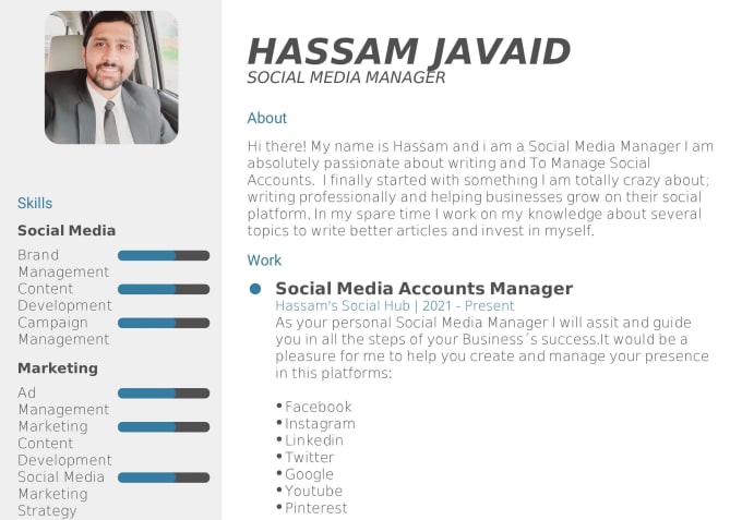 Gig Preview - Be your social media account manager and ad poster