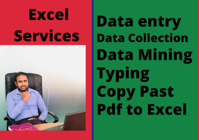 Bestseller - do data entry and excel related services