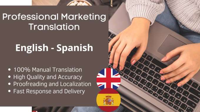 Gig Preview - Professionally translate your marketing content