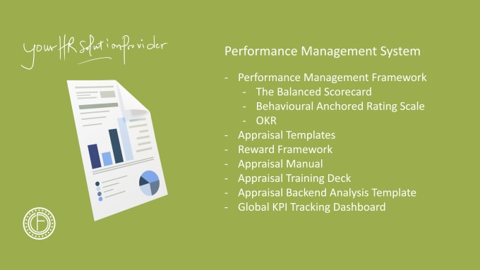 Gig Preview - Create a performance appraisal system for you