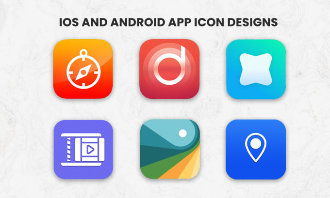 Gig Preview - Design modern mobile app icon or logo with splash screen