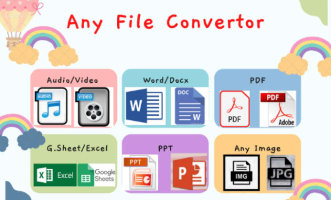 Gig Preview - Do all file conversion into any format