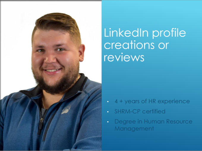 Gig Preview - Review or create your linkedin profile so that you get more clicks