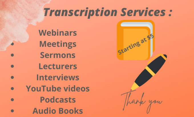 Gig Preview - Transcribe accurate and fast transcription