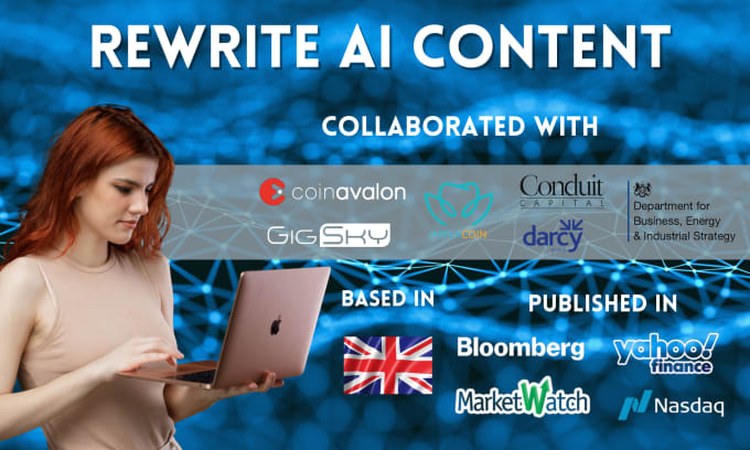 Gig Preview - Rewrite, edit, spin chatgpt content or proofread ai SEO article document text