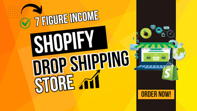 Gig Preview - Be shopify dropshipping store as shopify expert developer