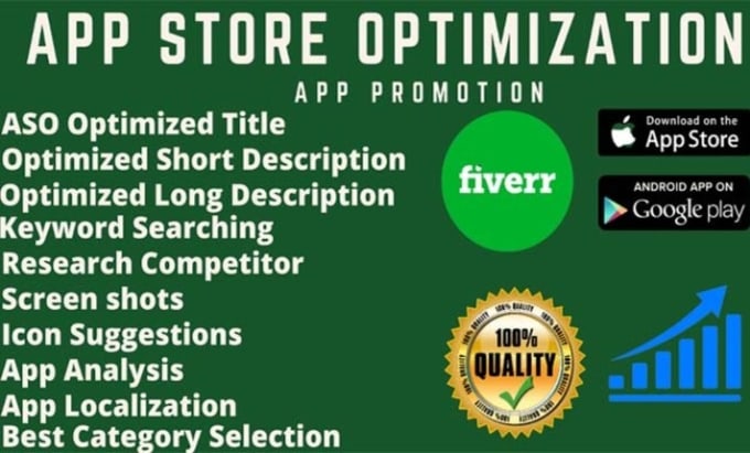 Gig Preview - Do app store optimization aso,to rank apps in google play store