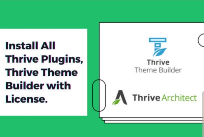 Gig Preview - Install latest version thrive full thrive suite, architect, themes with license