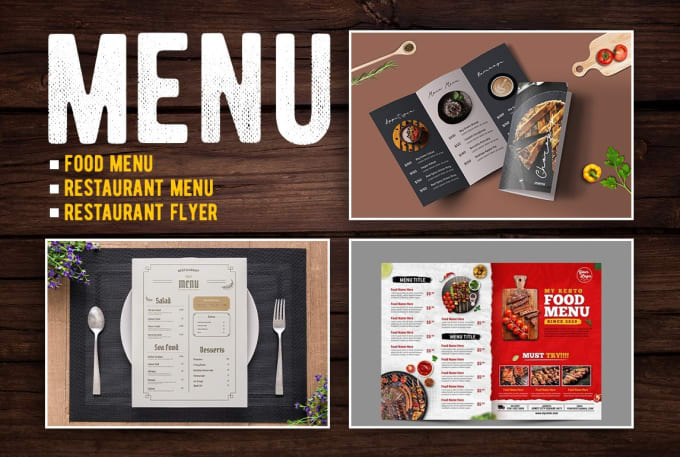 Gig Preview - Design eye catching restaurant menu, food menu, digital menu